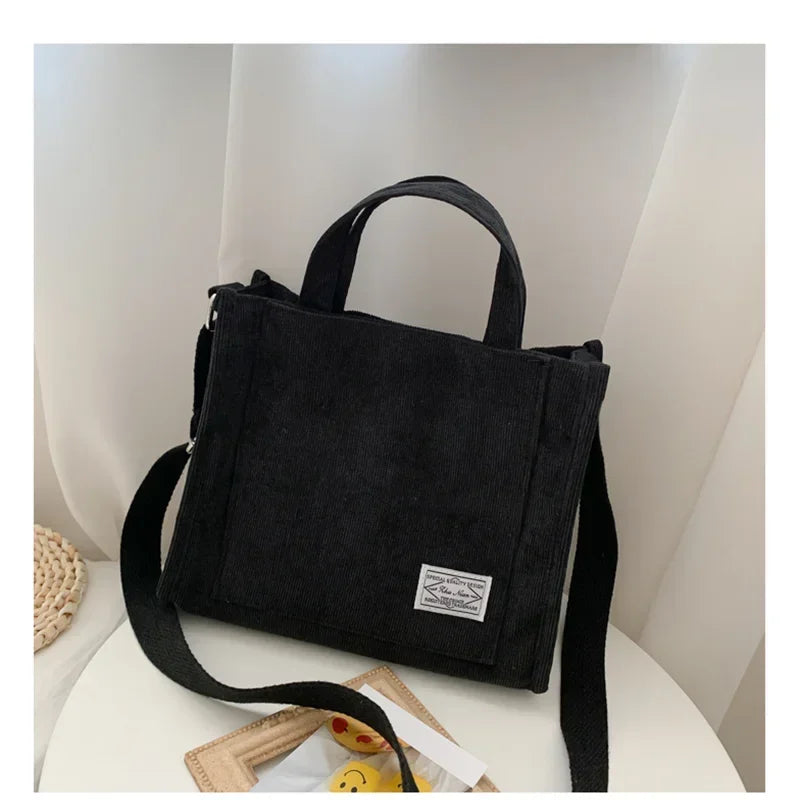 Simple Corduroy HandBag - Palm and Thread