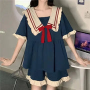 Princess Navy Wind Pajama - Palm and Thread