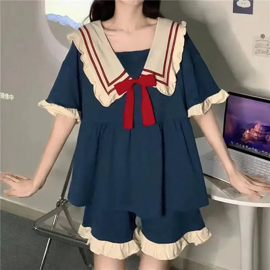 Princess Navy Wind Pajama - Palm and Thread