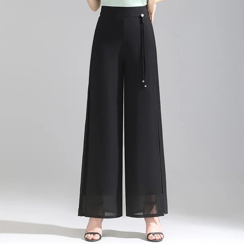 Double Layer Chiffon Pant - Palm and Thread