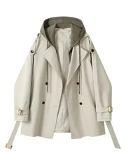 Flowy Casual Trench Coat - Palm and Thread