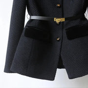 Blazer Long Sleeve Elegant Coat Top- Palm and Thread