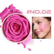 4-Shade Rose Petal Blush 3D petal rose Makeup Blush - Palm and Thread
