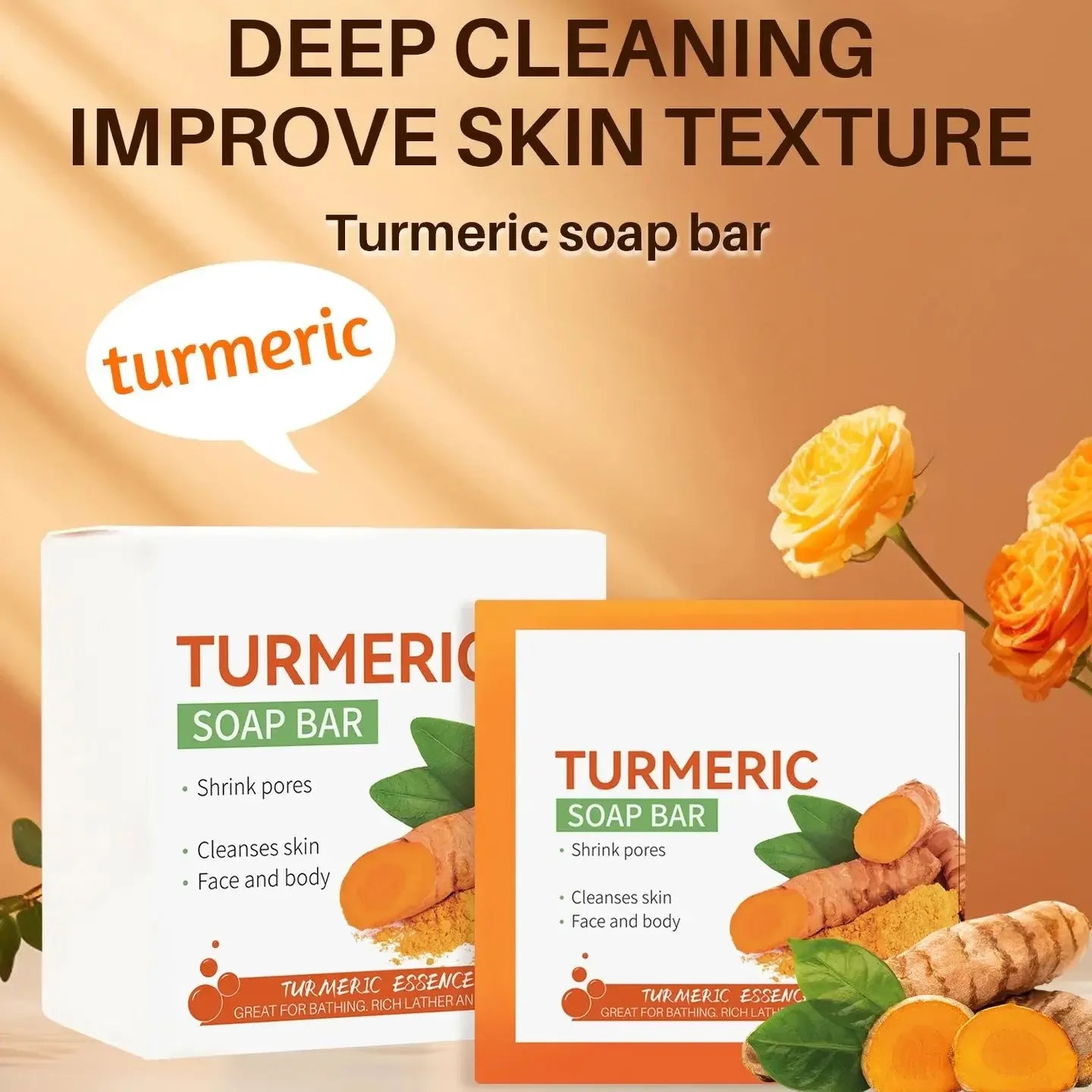 Hand Made Turmeric Soap - Palm and Thread