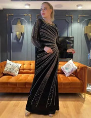 Noble Diamond Robe Dress - Palm and Thread