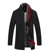 Wool Coats Smart Casual Thick Warm