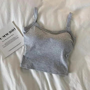 Sleeveless Basic Crop Top - Palm and Thread