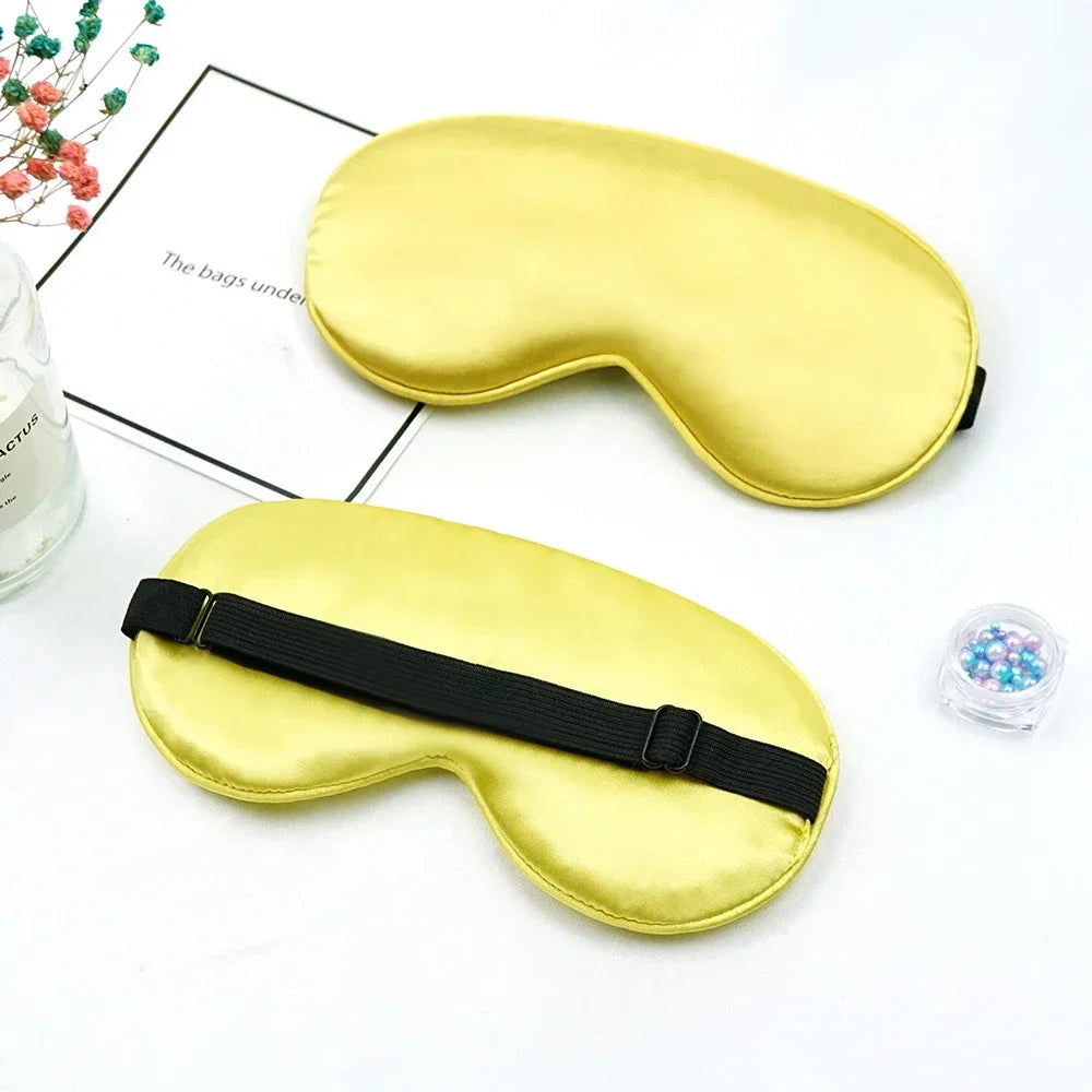 Silk Sleep Eye Mask Padded Shade - Palm and Thread