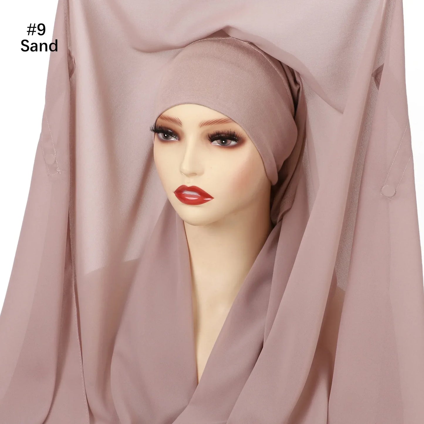 Newest Instant Chiffon Hijab - Palm and Thread