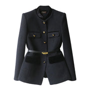 Blazer Long Sleeve Elegant Coat Top- Palm and Thread