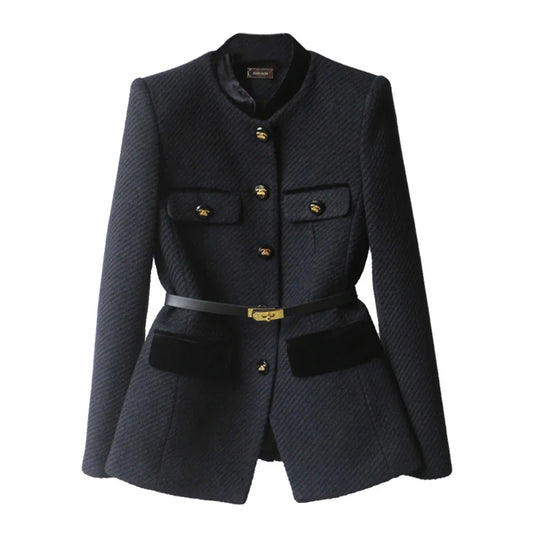 Blazer Long Sleeve Elegant Coat Top- Palm and Thread