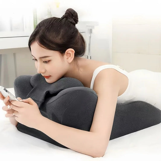 Relaxing Prone Pillow Ergonomic Memory Foam - Palm and Thread