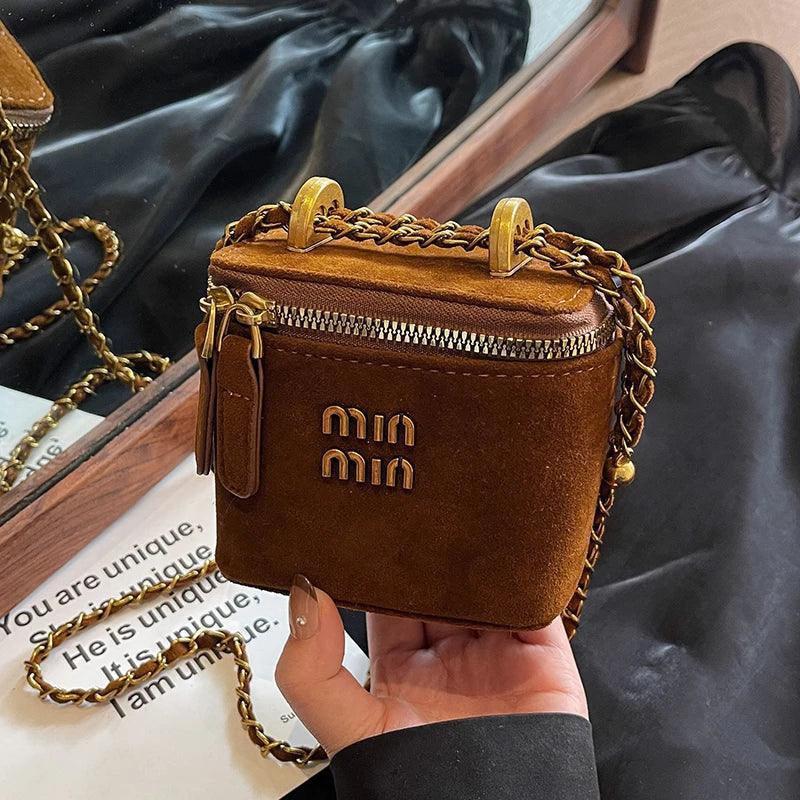 Light luxury high-end niche mini bag new frosted chain - Palm and Thread