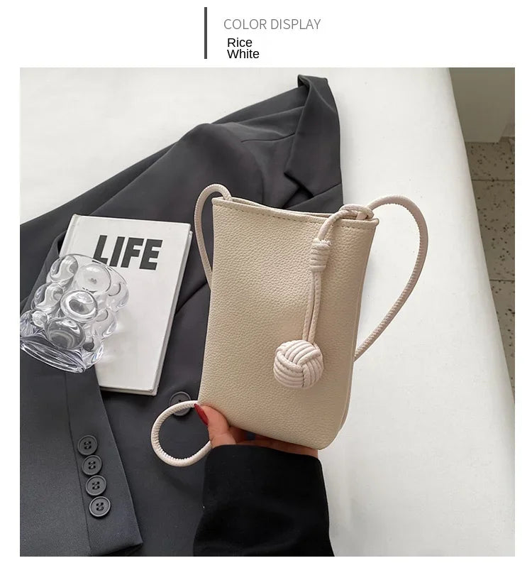 Stylish Small Leather Crossbody Bag