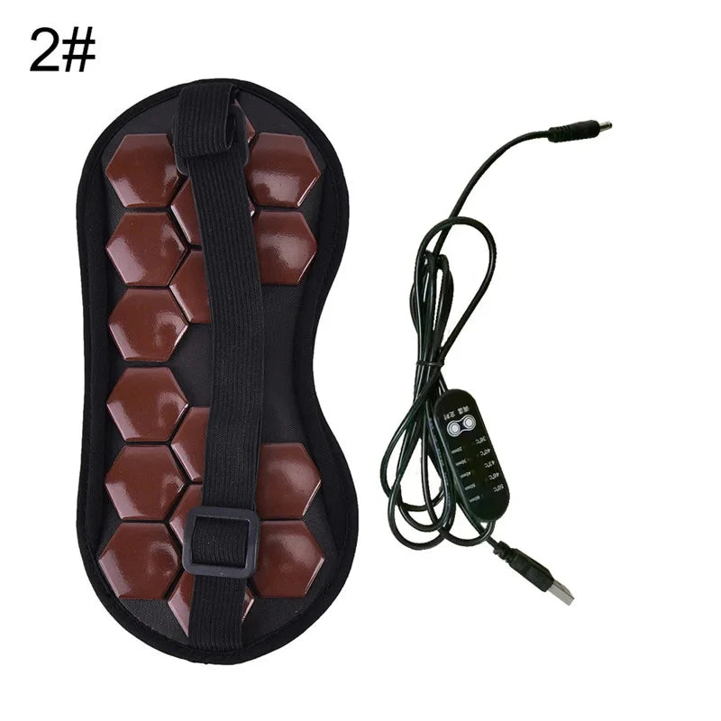 Eye Mask Tourmaline Electric Jade Stone Massage - Palm and Thread