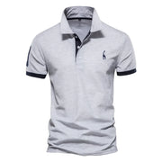 Short Sleeve Polo Casual T-shirt - Palm and Thread