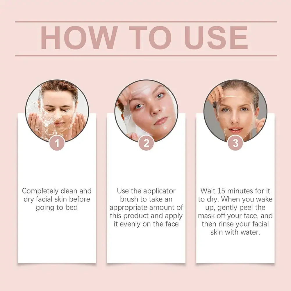 Collagen Peel Off Mask Face Deep Cleansing - Palm and Thread