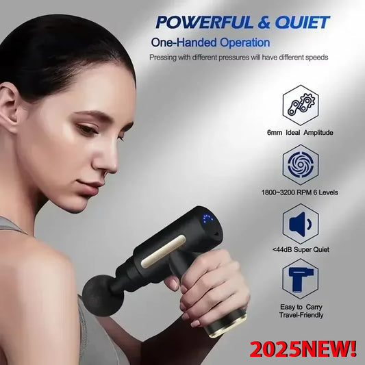 Portable Fascia Gun Deep Tissue Massage - Palm and Thread