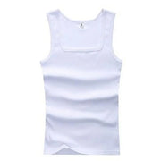 Basic Elastic tank top Pure Cotton Sleeveless t-shirt - Palm and Thread