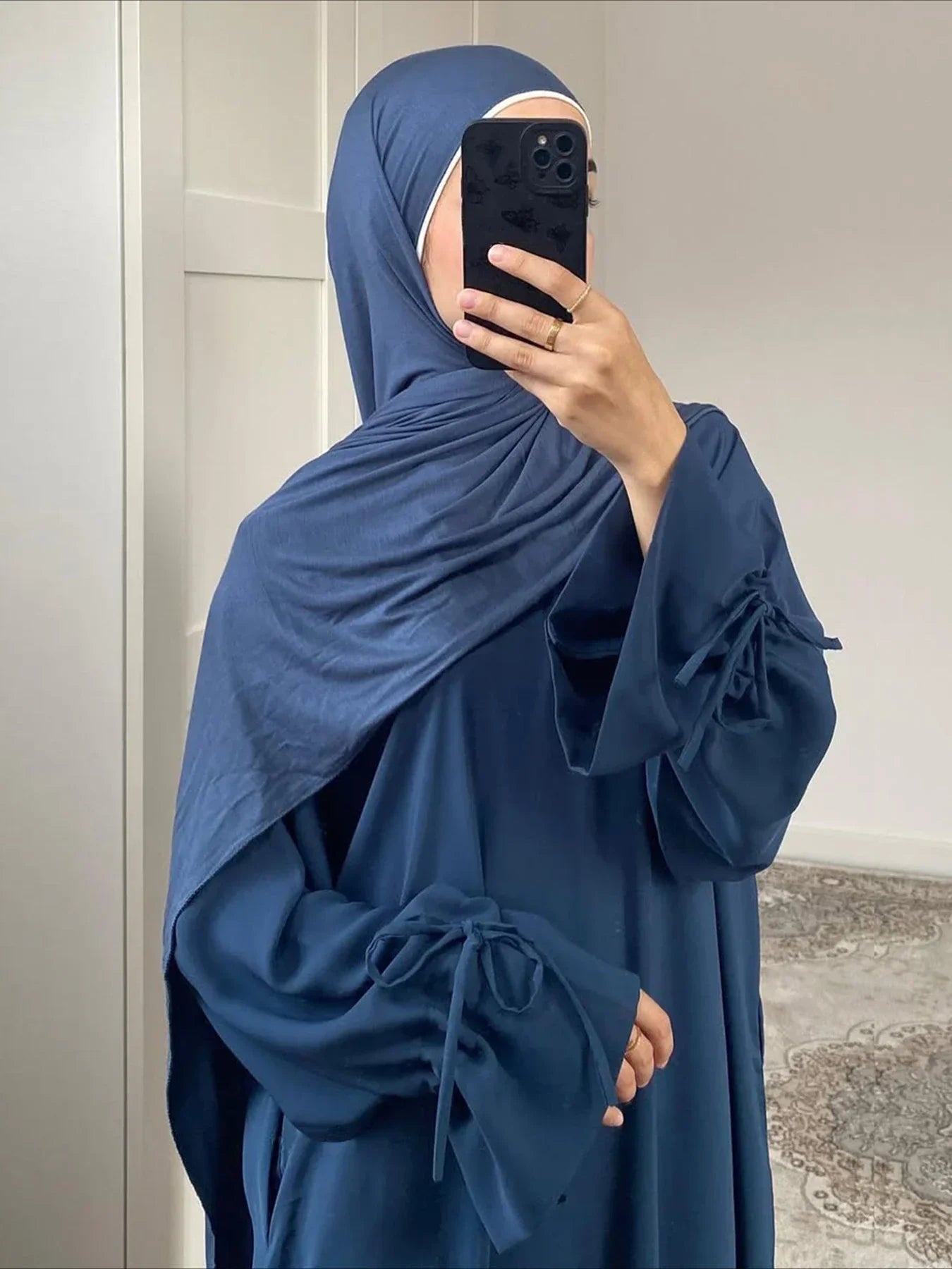 Lace Up Vestidos Largos Abaya - Palm and Thread