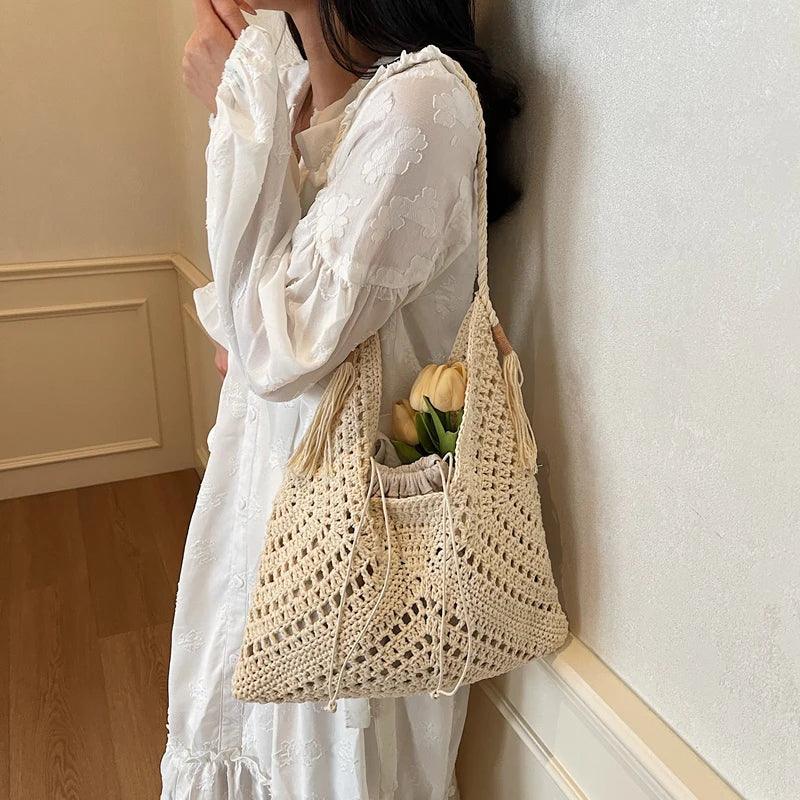 Crochet 2-IN-1 Shoulder Bag Set - Palm and Thread