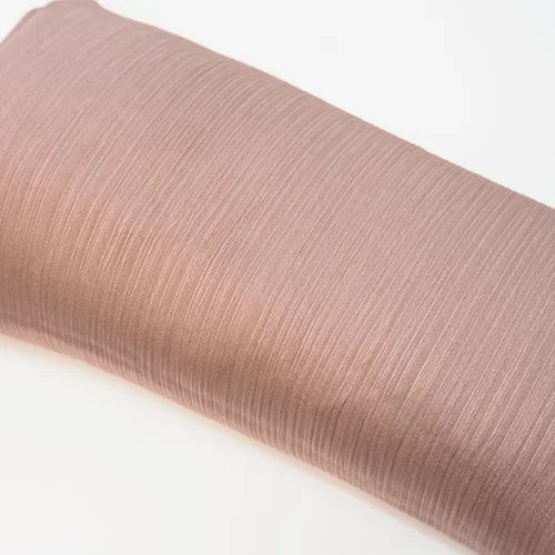 Pleated Satin Chiffon Hijab Silk Scarf - Palm and Thread