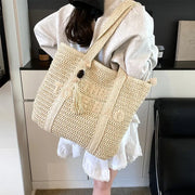 French style straw woven bag - Palm and Thread