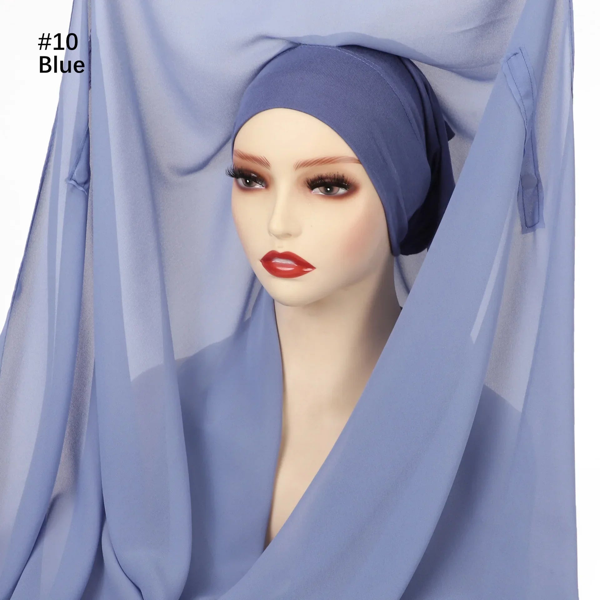 Newest Instant Chiffon Hijab - Palm and Thread