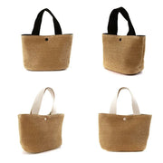 Elegant Straw Woven Handbag - Palm and Thread