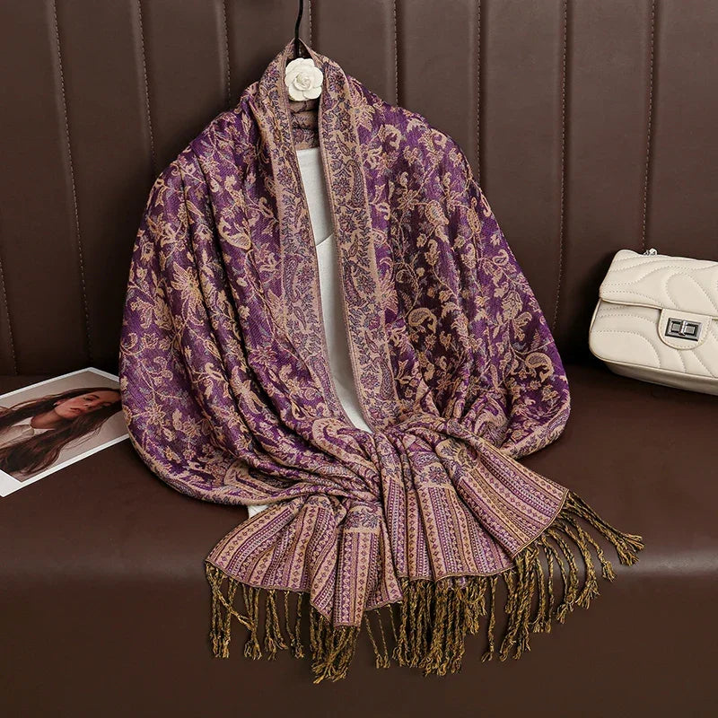 Luxury Brand Cashmere Scarf Printed - Palm and Thread