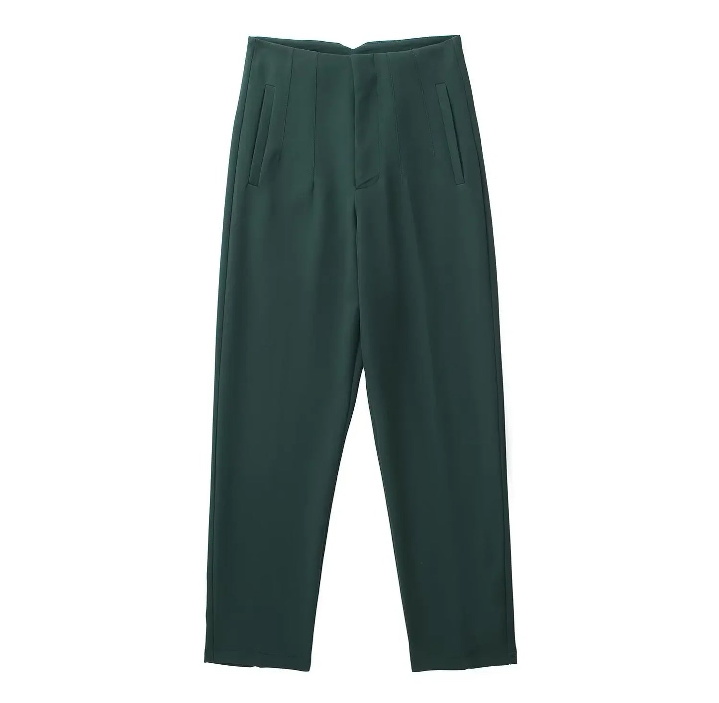 Elegant Solid Pencil Pant - Palm and Thread