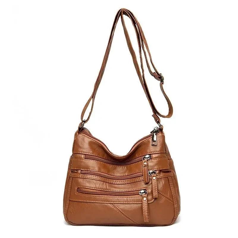 High Quality Soft Leather Shoulder Bag - Palm and Thread