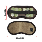 Eye Mask Tourmaline Electric Jade Stone Massage - Palm and Thread