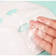 Disposable Face Plastic Paper Transparent PE Mask - Palm and Thread