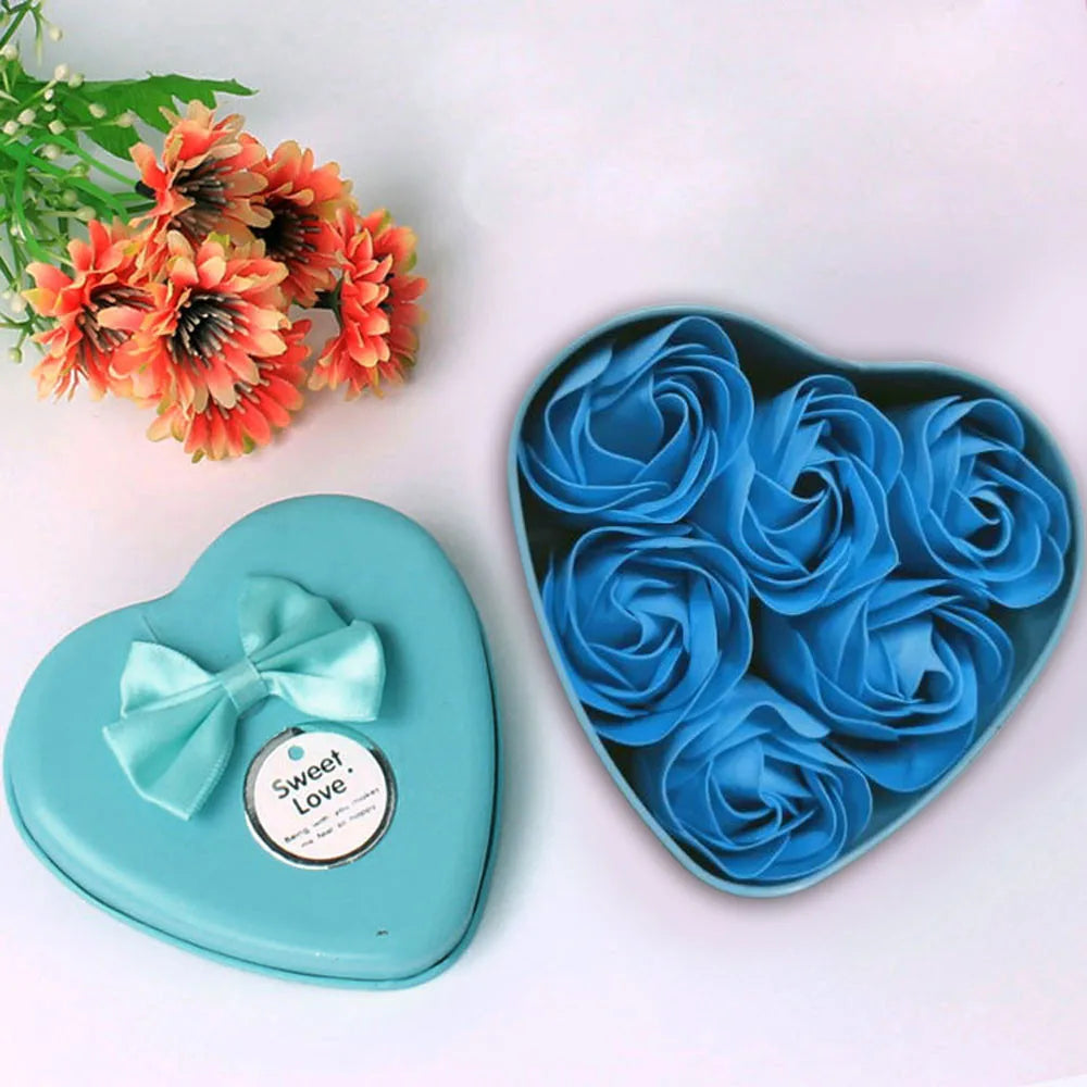 Heart Scented Bath Body Petal Gift Soap - Palm and Thread