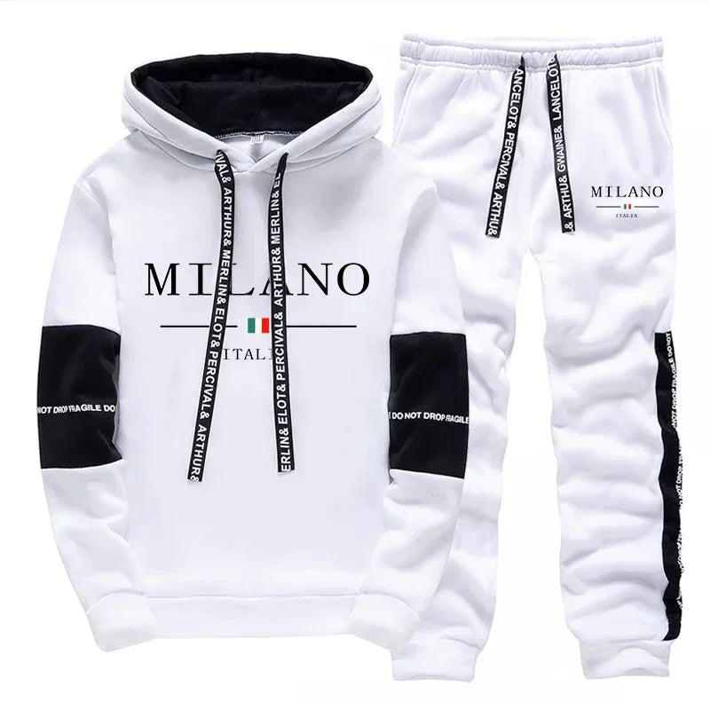 Sportswear Hooded Sweatshirts Jogger Pants