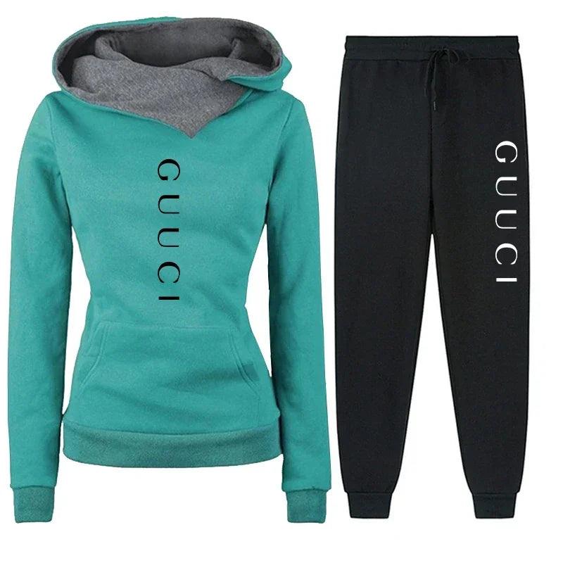 Hooded Sweatshirt + Sweat pant Matching Set - Palm and Thread