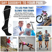 Soild Color Compression Stockings - Palm and Thread