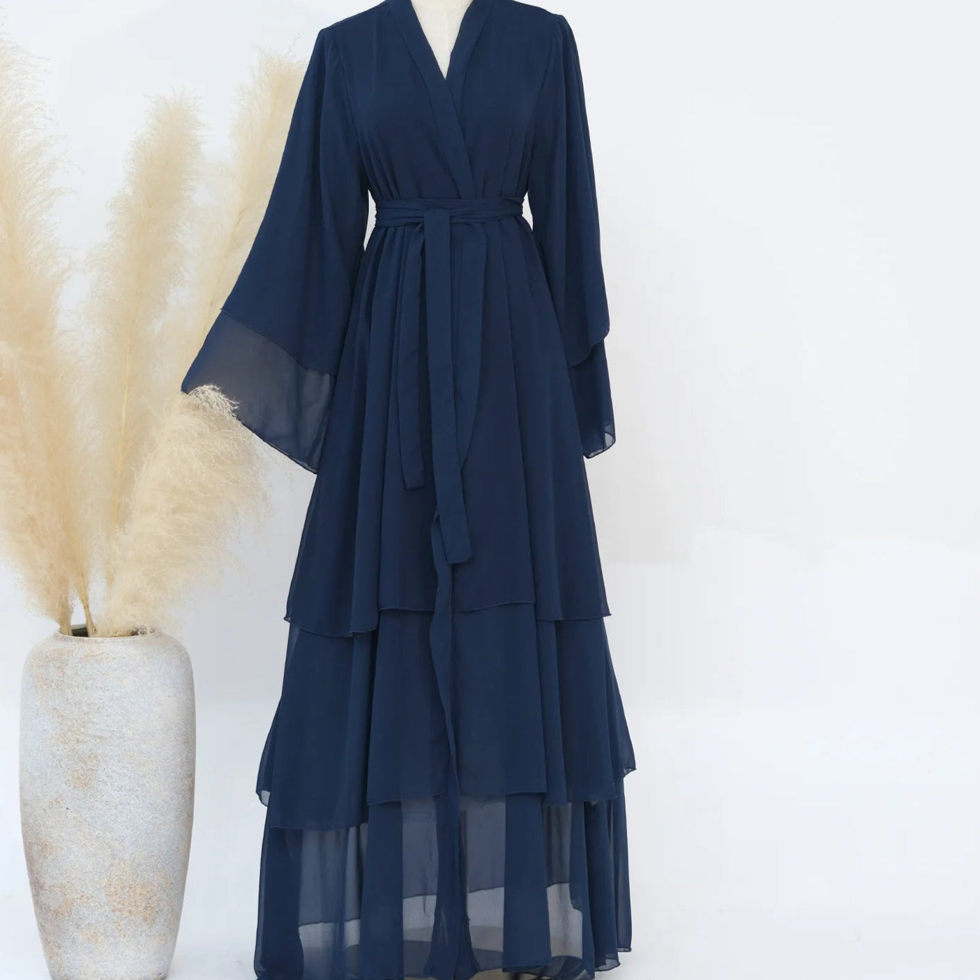 Modest Cardigan Coat Open Abaya Dress - Palm and Thread