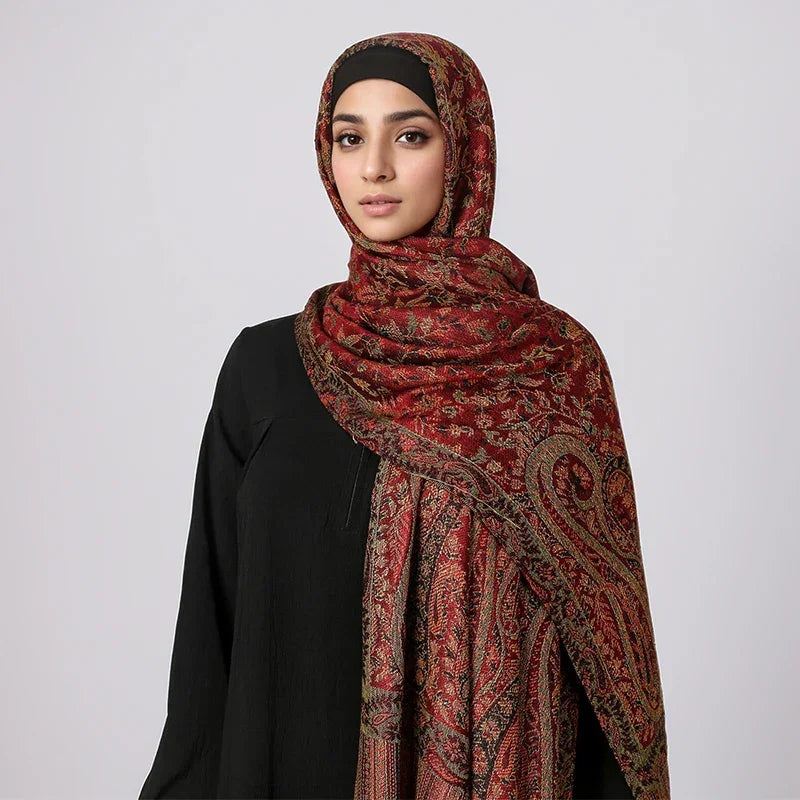 Luxury Brand Cashmere Scarf Printed - Palm and Thread