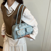 Trendy Bow Underarm Pillow Bag