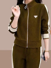 Fashion Top Slimming + Wide Leg Pant Matching Set - Palm and Thread