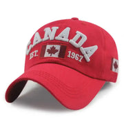Fashion Cotton Baseball Cap Flag of Canada Hat - Palm and Thread