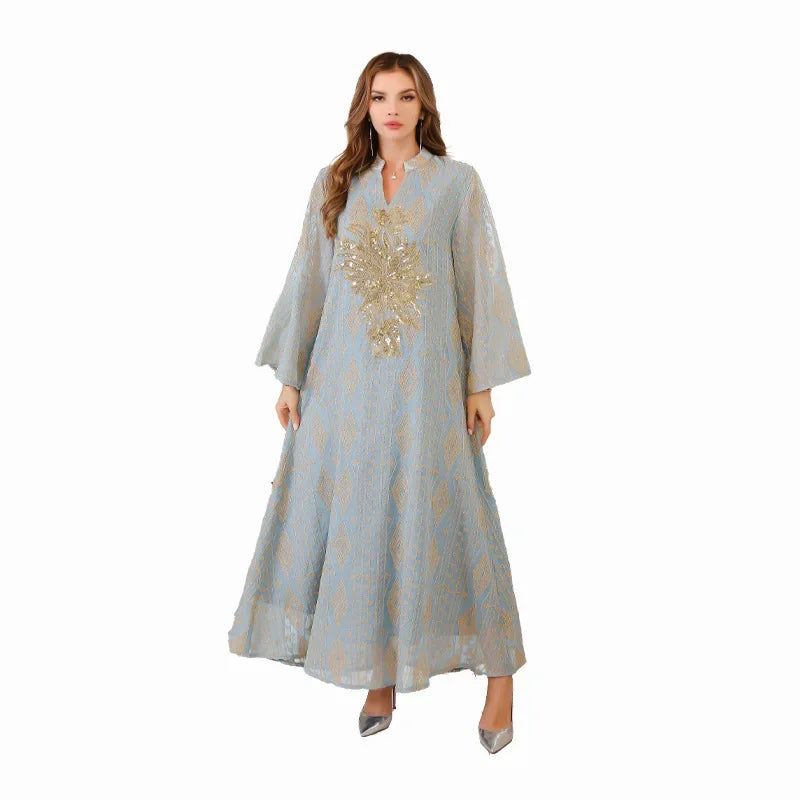 Turkey abaya Sequin Gown - Palm and Thread