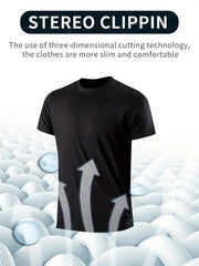 Round Neck Ultra-Light Breathable Sweat-Absorbent Shirt - Palm and Thread