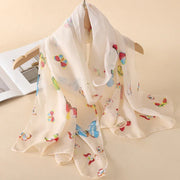 New Print Chiffon Scarf Shawl - Palm and Thread