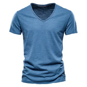 Brand Quality 100% CottonT-shirt V-neck Fashion - Palm and Thread
