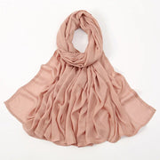 Thin Plain Shawl Soft Viscose Rayon Headscarf - Palm and Thread