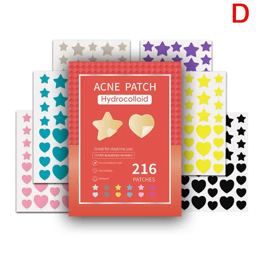 Colorful Star Pimple Patch Acne Removal - Palm and Thread