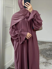 Lace Up Vestidos Largos Abaya - Palm and Thread